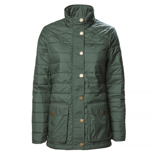 Musto Womens Edinburgh Primaloft Quilted Jacket Scarab Green - The Sporting Lodge