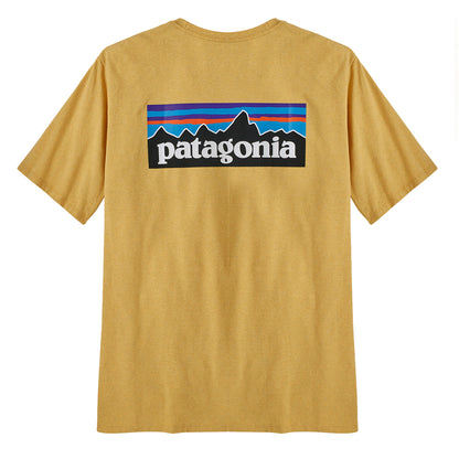 Patagonia P-6 Logo Responsibili Tee Surfboard Yellow - The Sporting Lodge