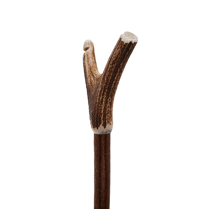 Purdey Staghorn Whistle Thumbstick on Hazel Natural - The Sporting Lodge