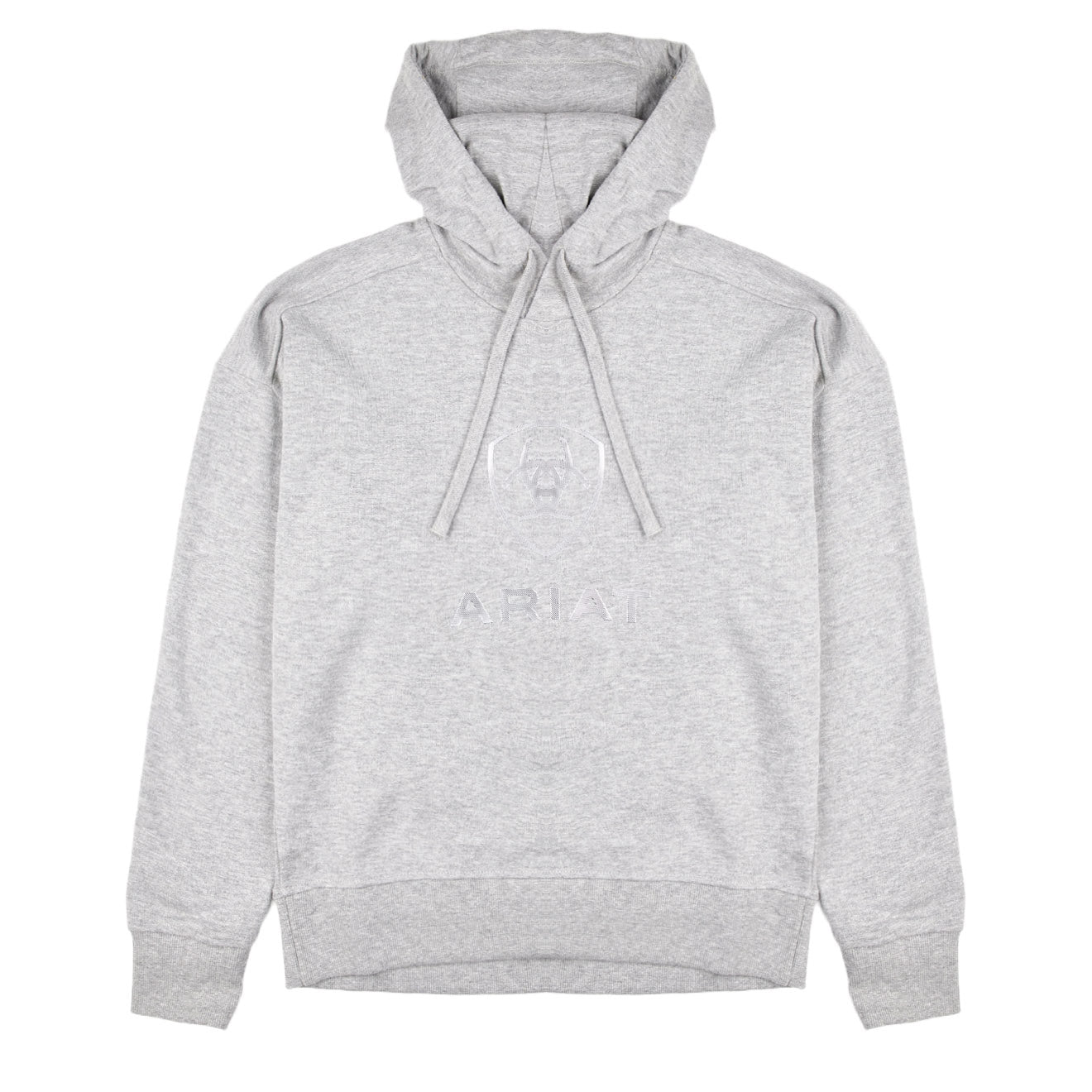 Ariat Womens Just Hoodie Heather Grey - The Sporting Lodge