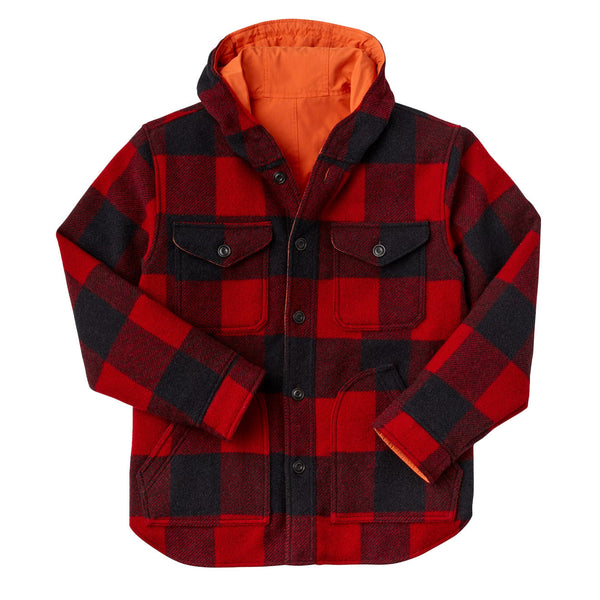 Filson Snohomish Reversible Jacket Red / Black Buffalo Check | The Sporting  Lodge