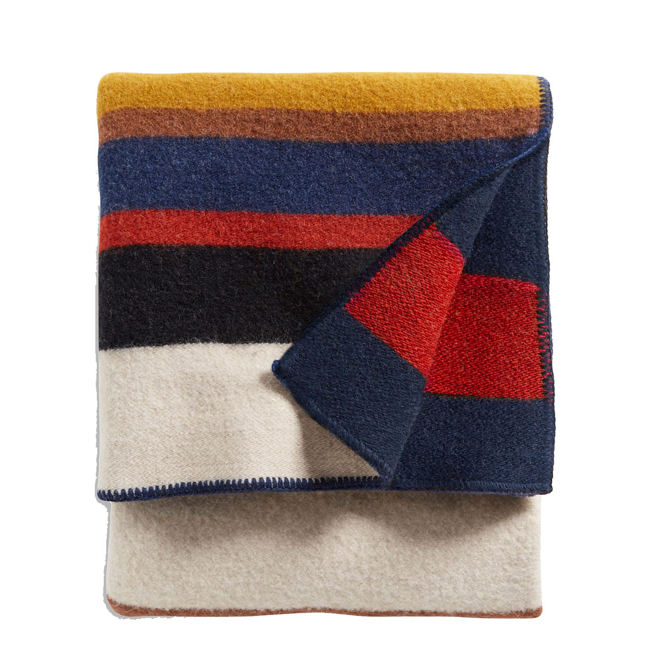 Pendleton Bridger Wool Throw With Carrier Boulder Stripe | The Sporting  Lodge