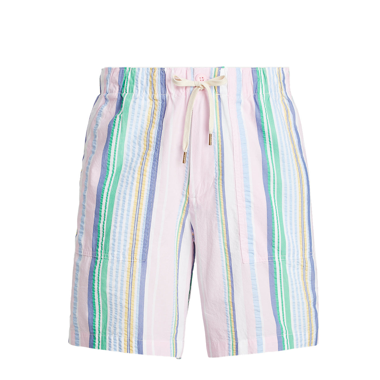 Polo Ralph Lauren 8 inch Relaxed Fit Seersucker Short Pink Blue Multi The Sporting Lodge