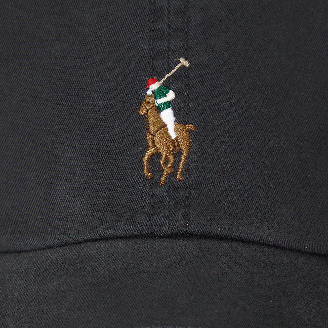 Polo Ralph Lauren Classic Cotton Twill Sports Cap Polo Black - The Sporting Lodge