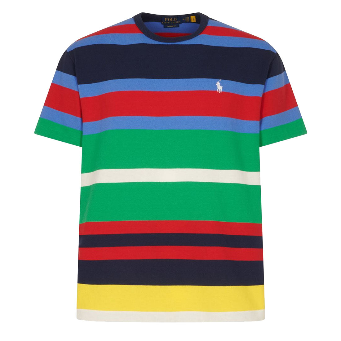 Polo Ralph Lauren Classic Fit Striped Jersey T-Shirt Newport Navy Multi - The Sporting Lodge