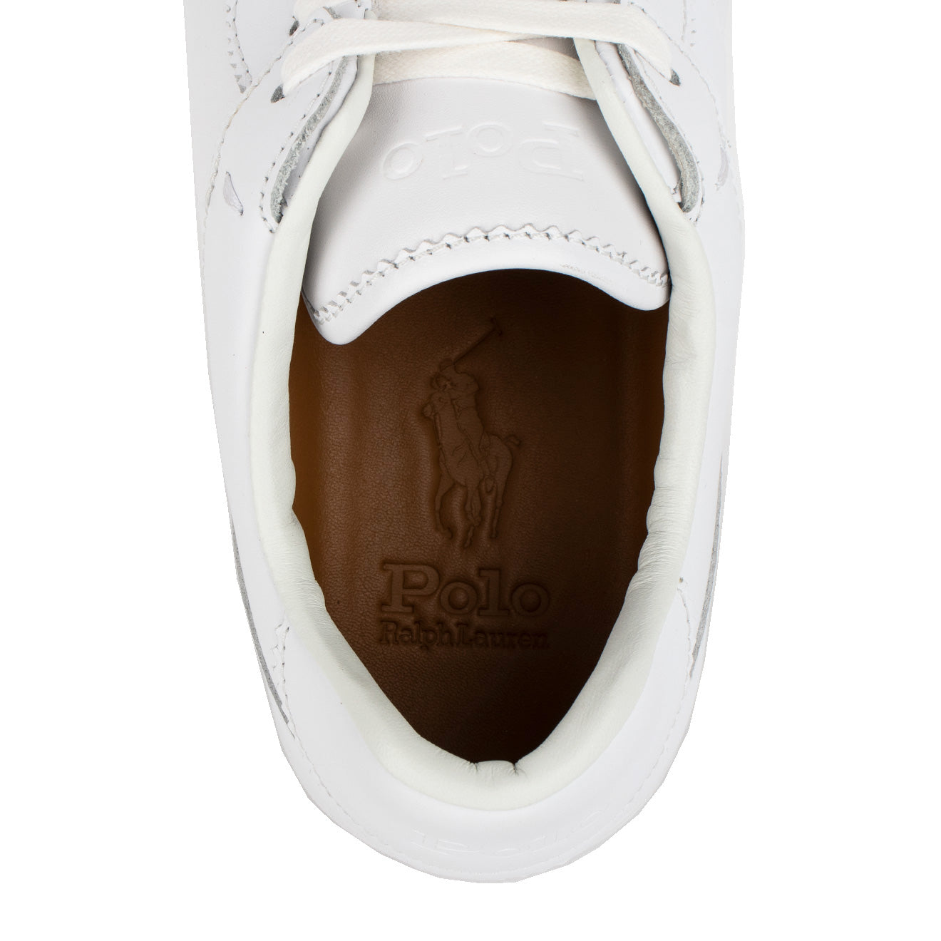 Polo Ralph Lauren Men's top Court Low-Top Sneakers Lace-Up White 9D New