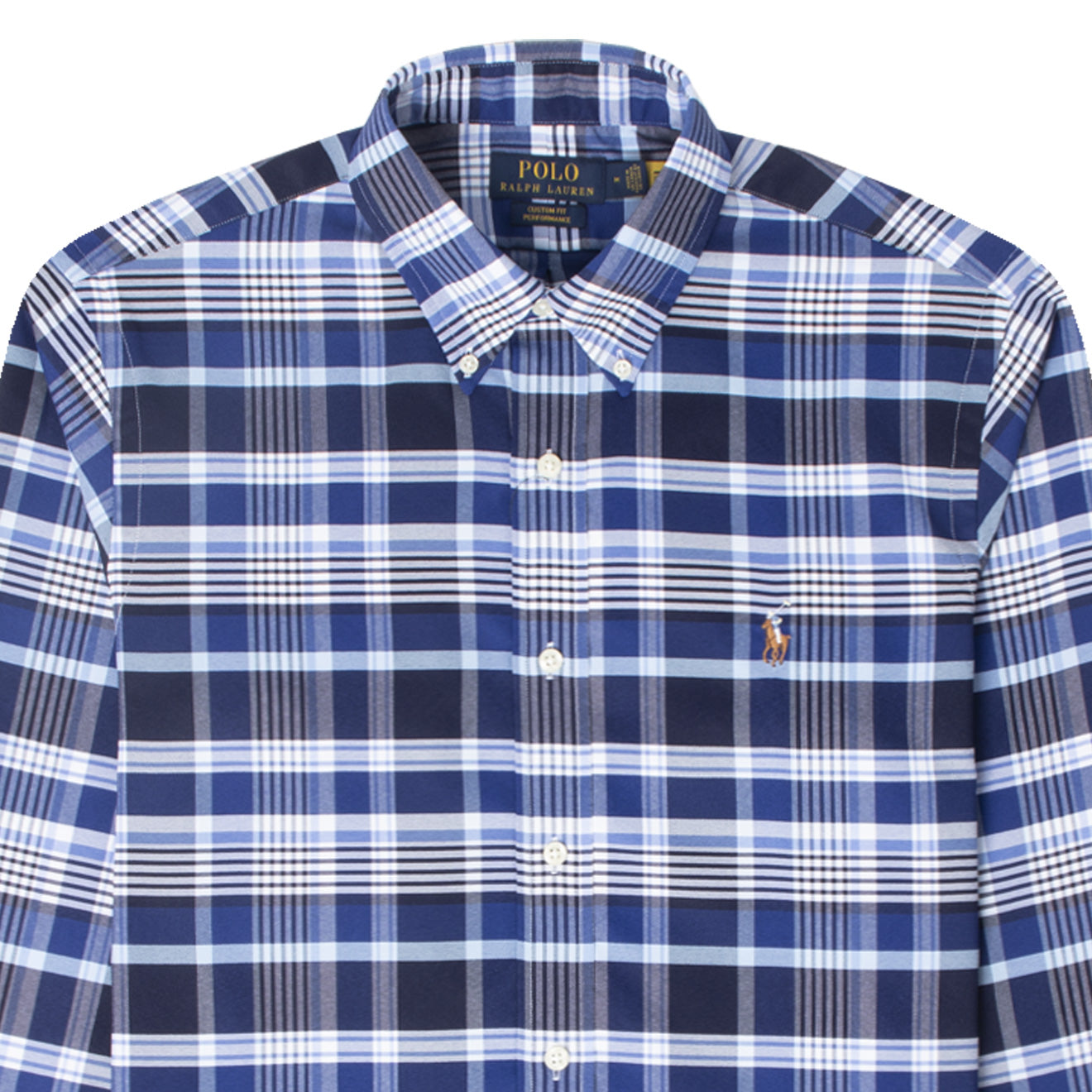 Polo Ralph Lauren Custom Fit L/S Check Shirt Navy Multi - The Sporting Lodge