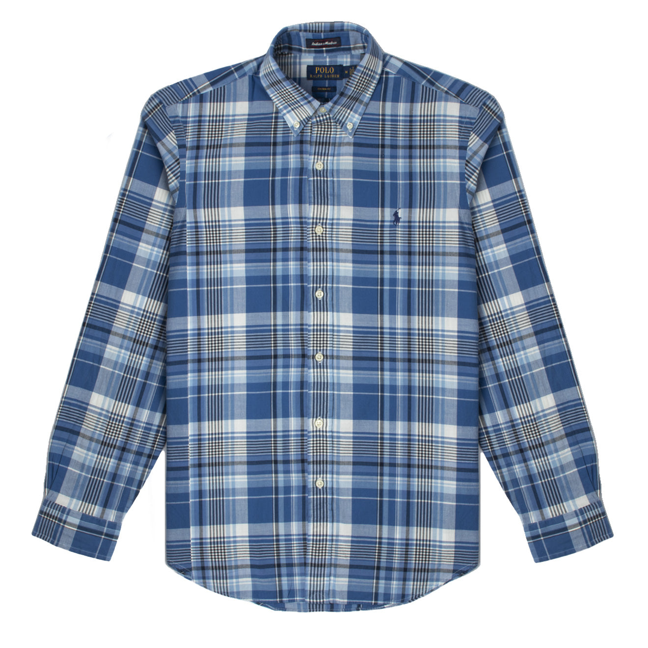 Ralph lauren blue plaid shirt online