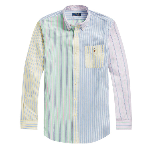 Polo Ralph Lauren Custom Fit Striped Oxford Fun Shirt Fancy Stripe - The Sporting Lodge