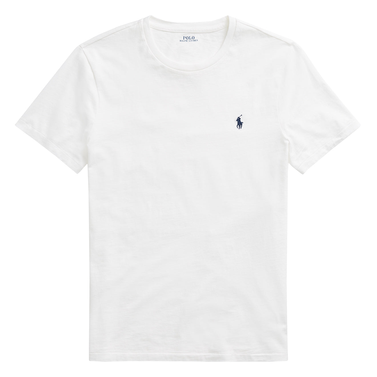 Polo Ralph Lauren Custom Slim Fit Cotton T-Shirt White - The Sporting Lodge