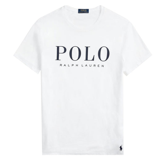 Polo Ralph Lauren Custom Slim Fit Logo Jersey T-Shirt White - The Sporting Lodge