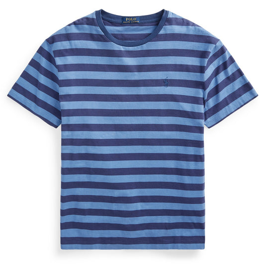 Polo Ralph Lauren Custom Slim Fit Striped T-Shirt Liberty / Light Navy - The Sporting Lodge