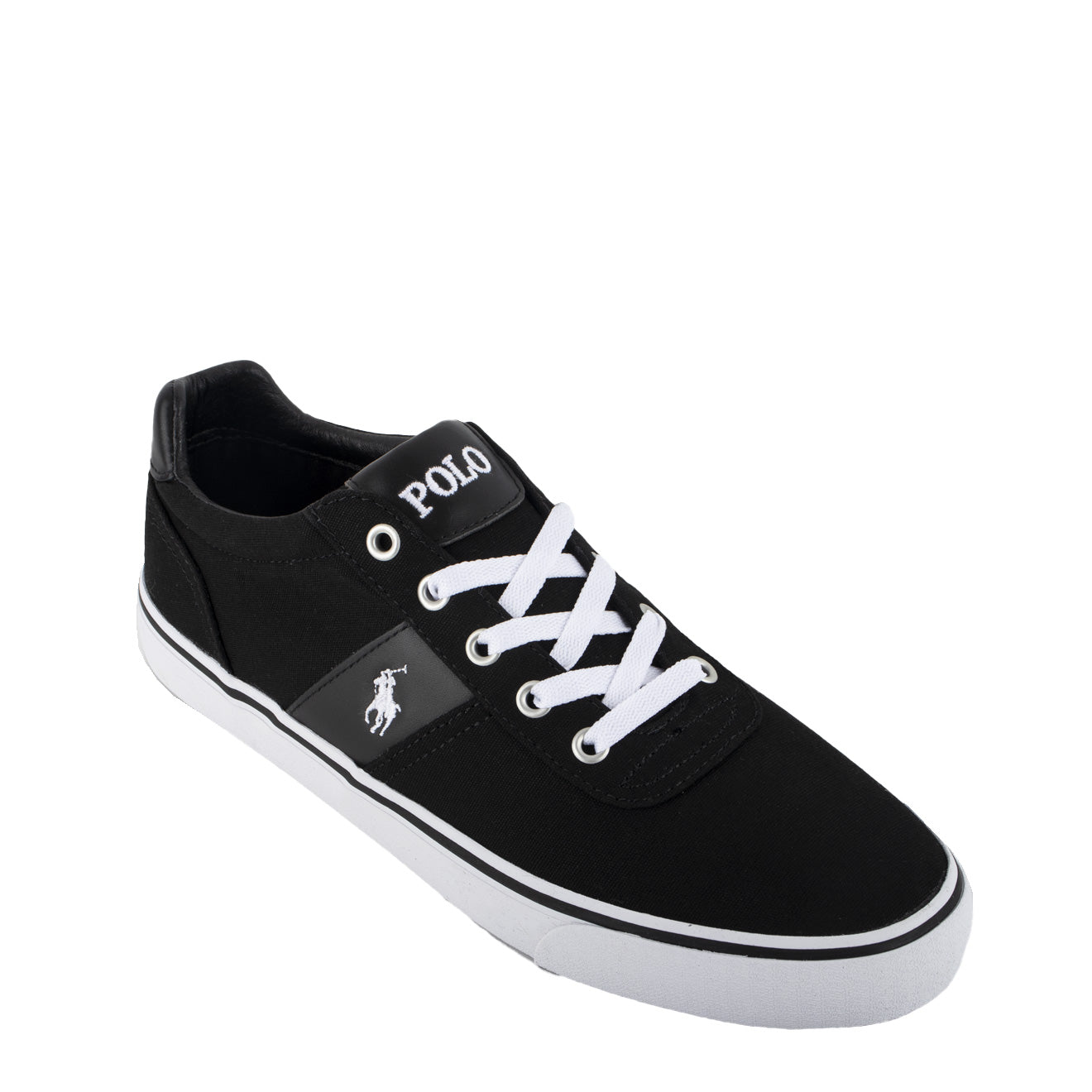 Polo Ralph Lauren Hanford Trainer Black / White - The Sporting Lodge