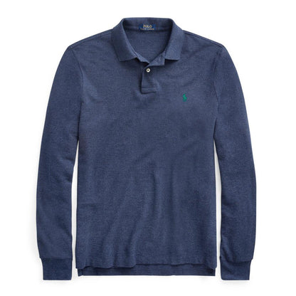 Polo Ralph Lauren L/S Classic Polo Fresco Blue Heather - The Sporting Lodge