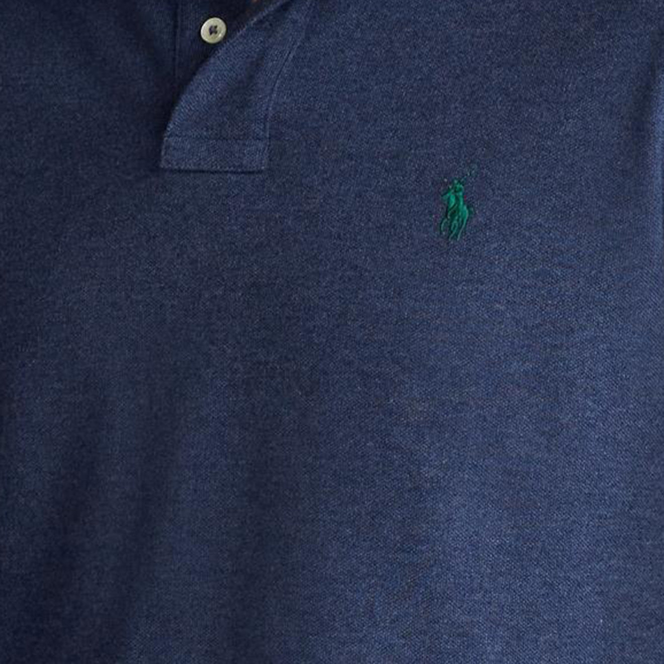 Polo Ralph Lauren L/S Classic Polo Fresco Blue Heather - The Sporting Lodge