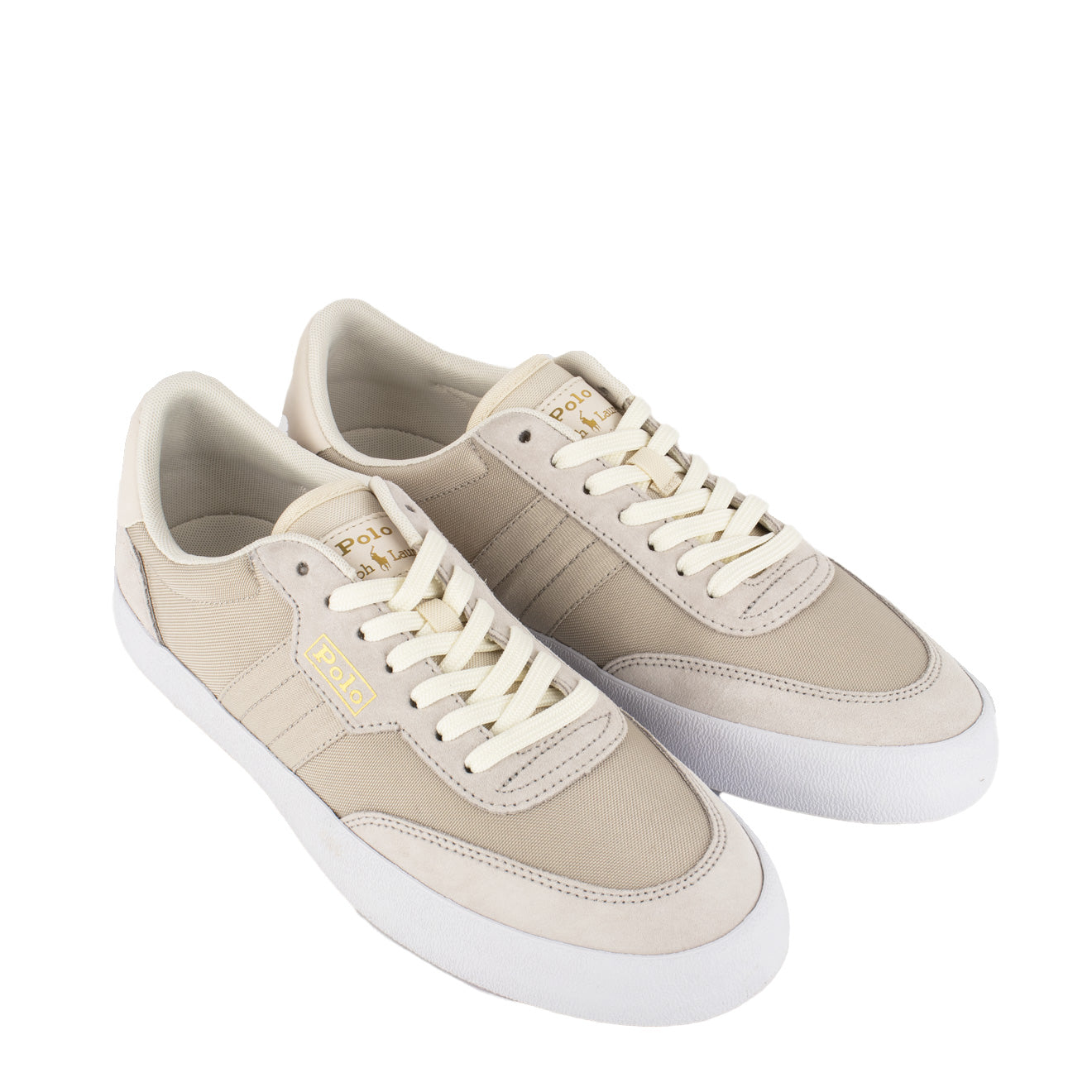 Polo Ralph Lauren Low Top Trainers Dove Grey - The Sporting Lodge