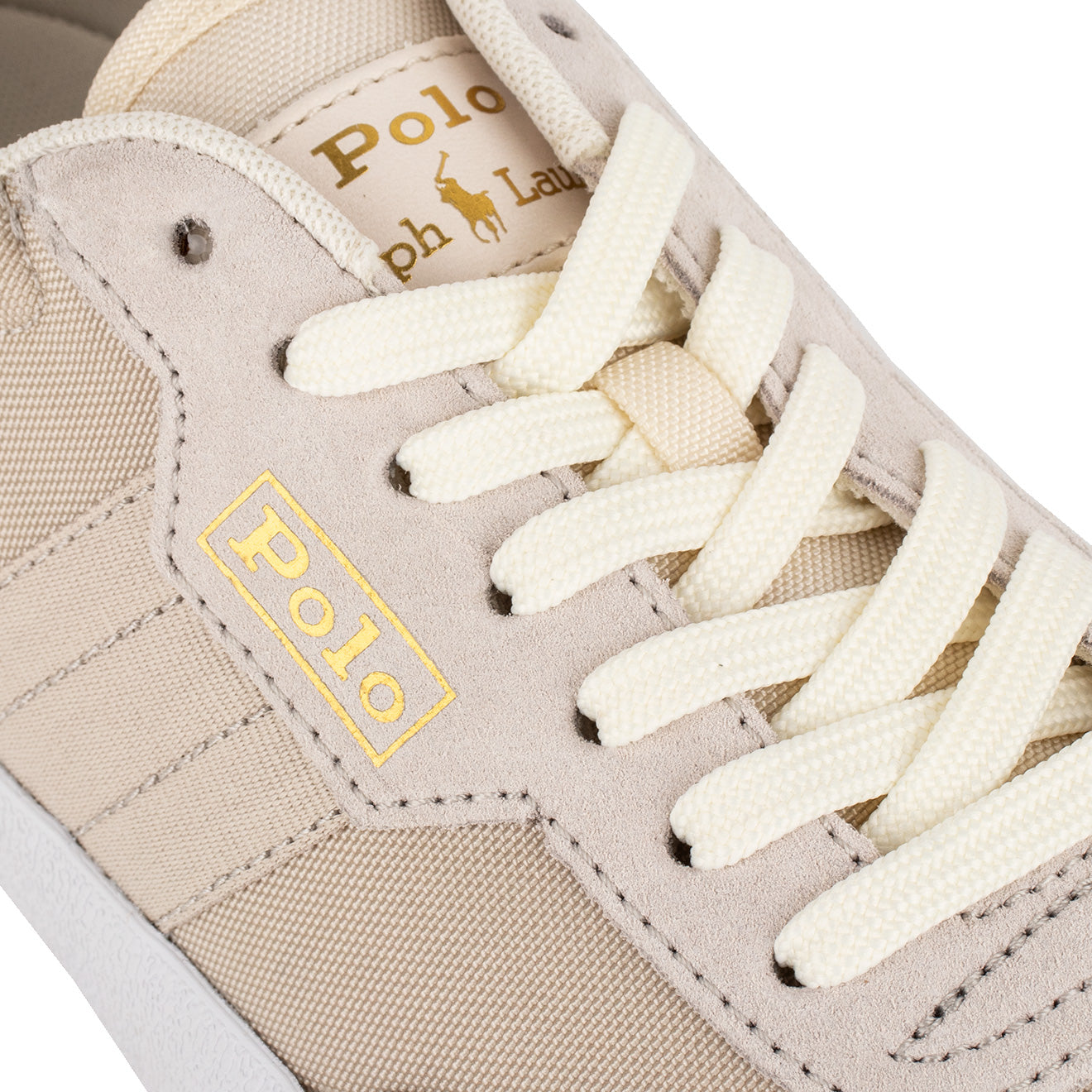 Polo Ralph Lauren Low Top Trainers Dove Grey - The Sporting Lodge