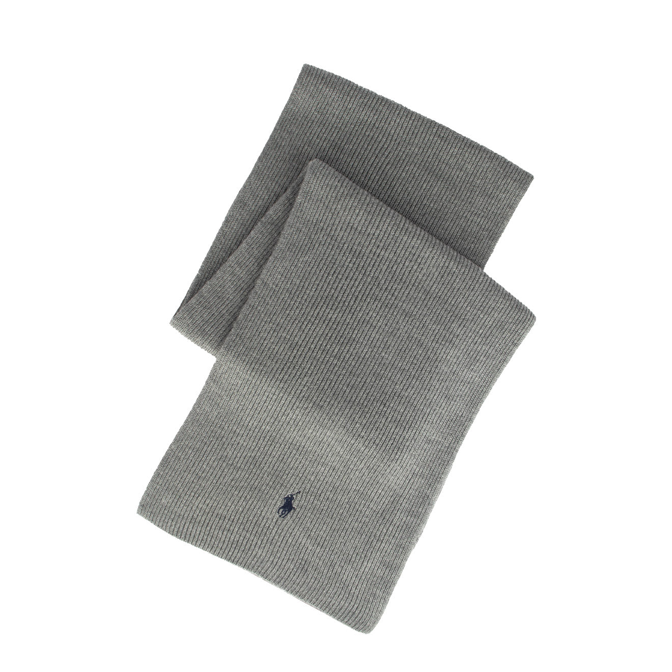 Polo Ralph Lauren Merino Wool Scarf Fawn Grey Heather - The Sporting Lodge