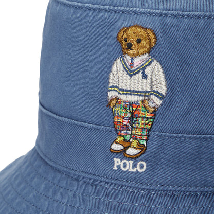 Polo Ralph Lauren Polo Bear Twill Bucket Hat Old Royal - The Sporting Lodge