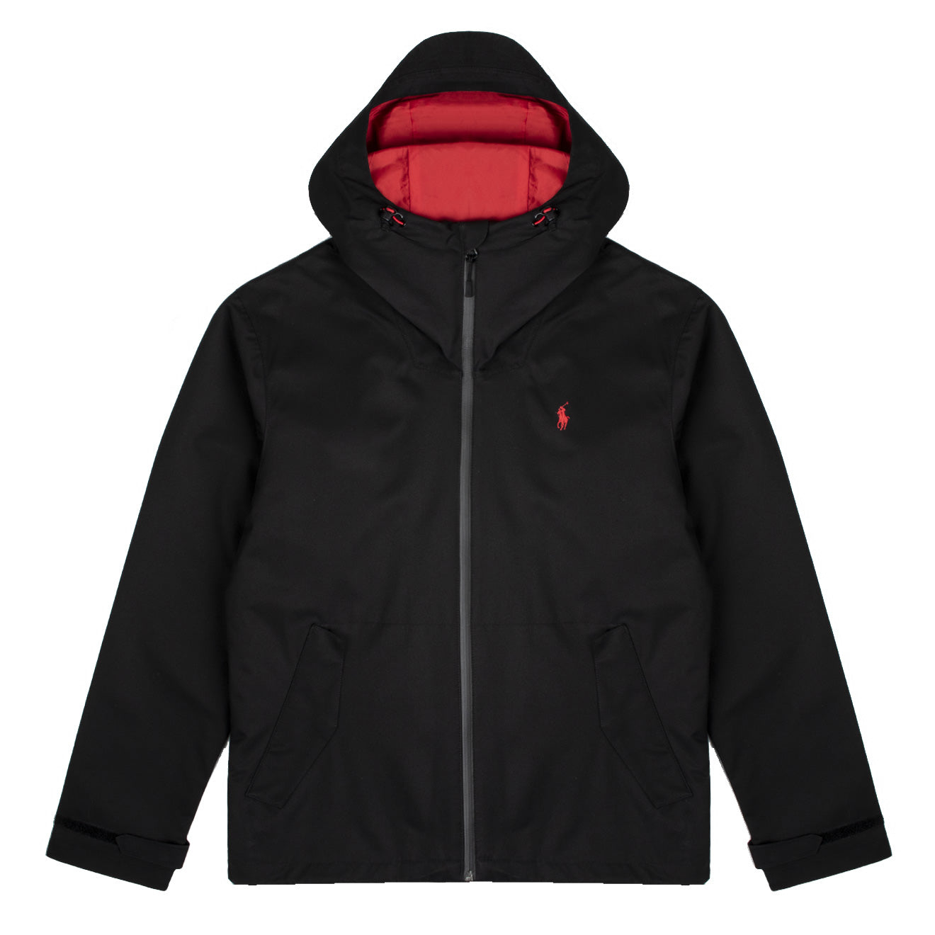 Polo Ralph Lauren Water Resistant Hooded Jacket Black