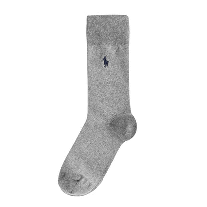 Polo Ralph Lauren All Over Pony 2-Pack Socks Navy / Grey - The Sporting Lodge