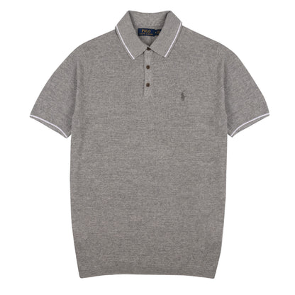 Polo Ralph Lauren Cotton Linen S/S Polo Knit Andover Heather - The Sporting Lodge