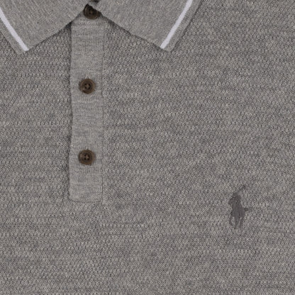 Polo Ralph Lauren Cotton Linen S/S Polo Knit Andover Heather - The Sporting Lodge