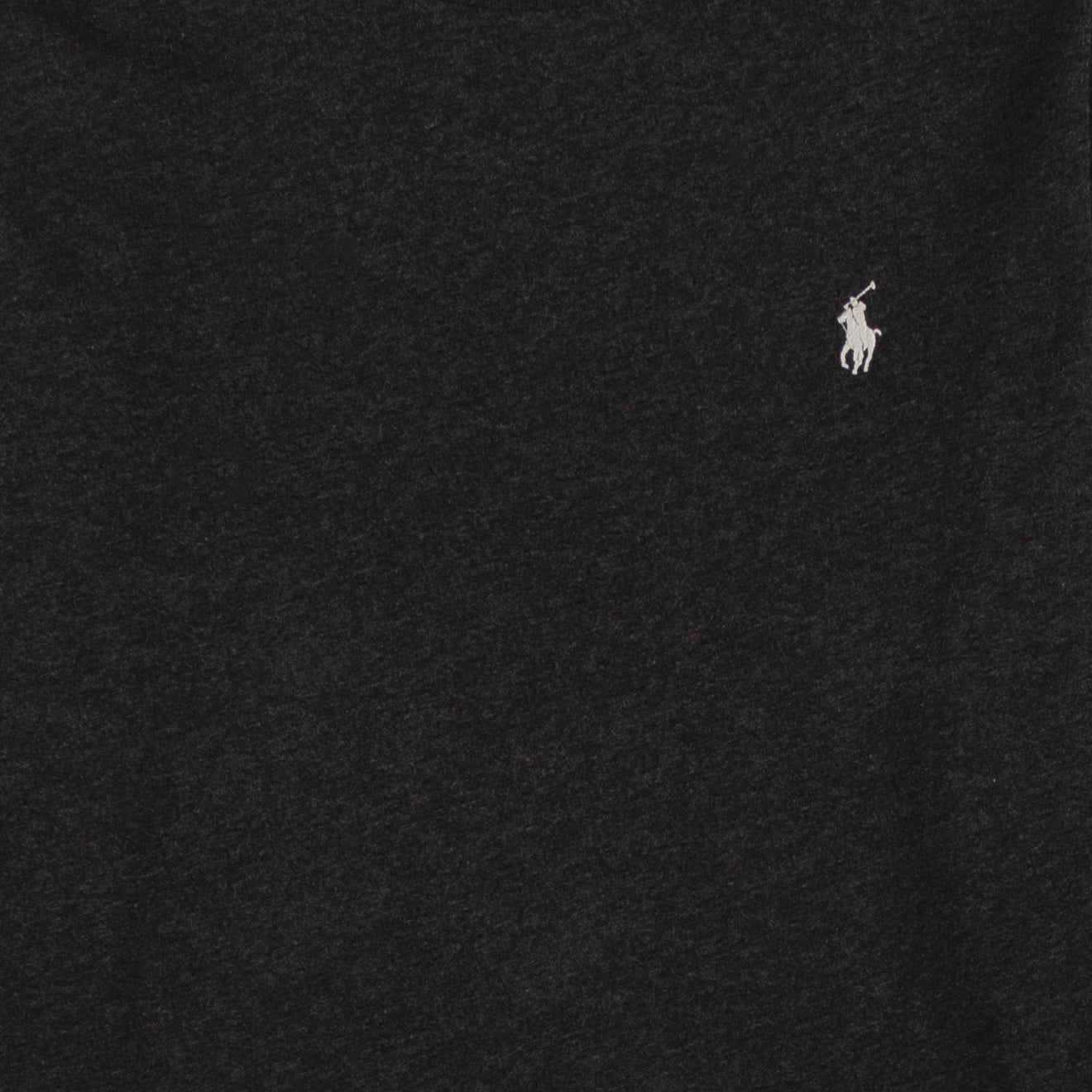 Polo Ralph Lauren Custom Slim Fit Cotton LS T-Shirt Black Heather - The Sporting Lodge