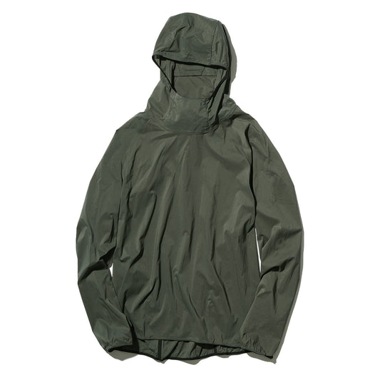 Goldwin Pullover Floating Wind Shell Hoodie Olive Drab - The Sporting Lodge