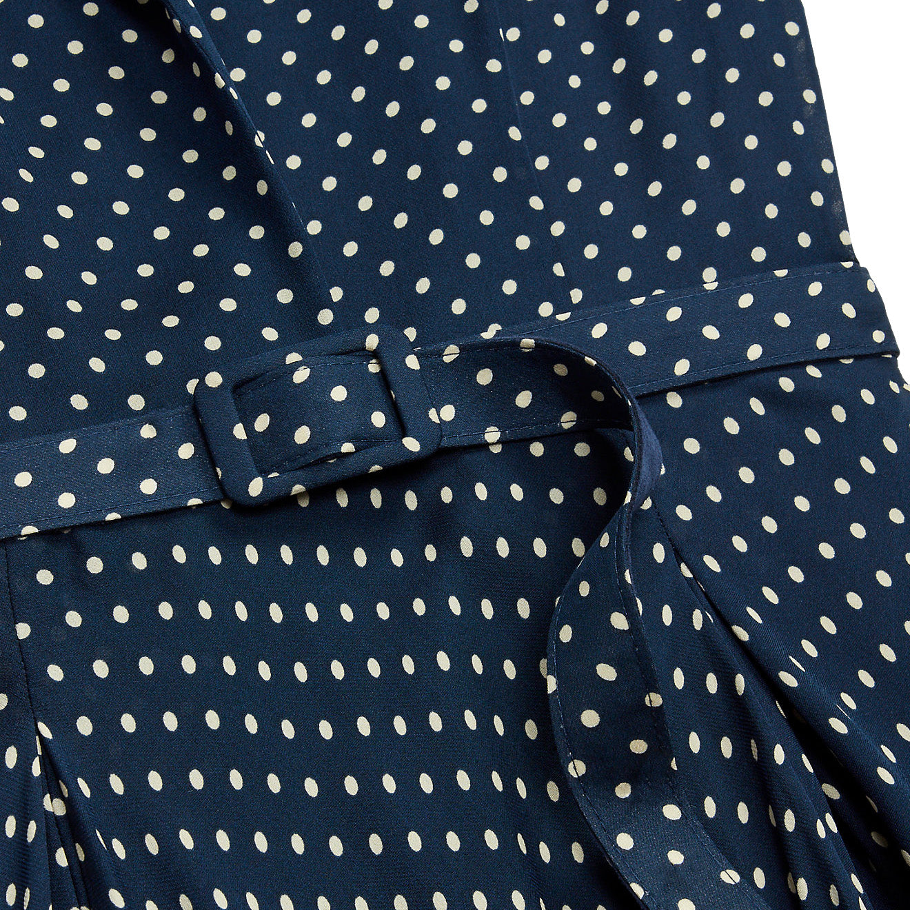 Ralph lauren blue polka dot dress on sale