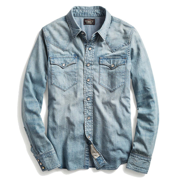 Ralph lauren denim western shirt online