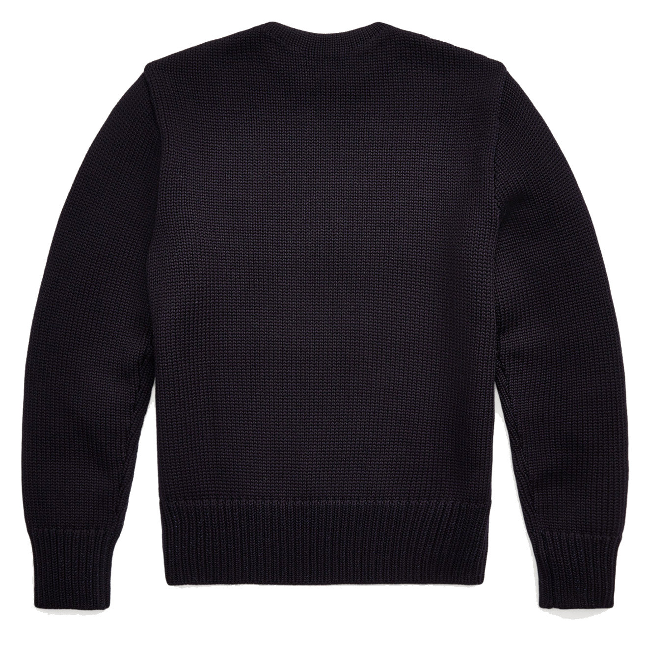 Ralph lauren black crew neck jumper hotsell