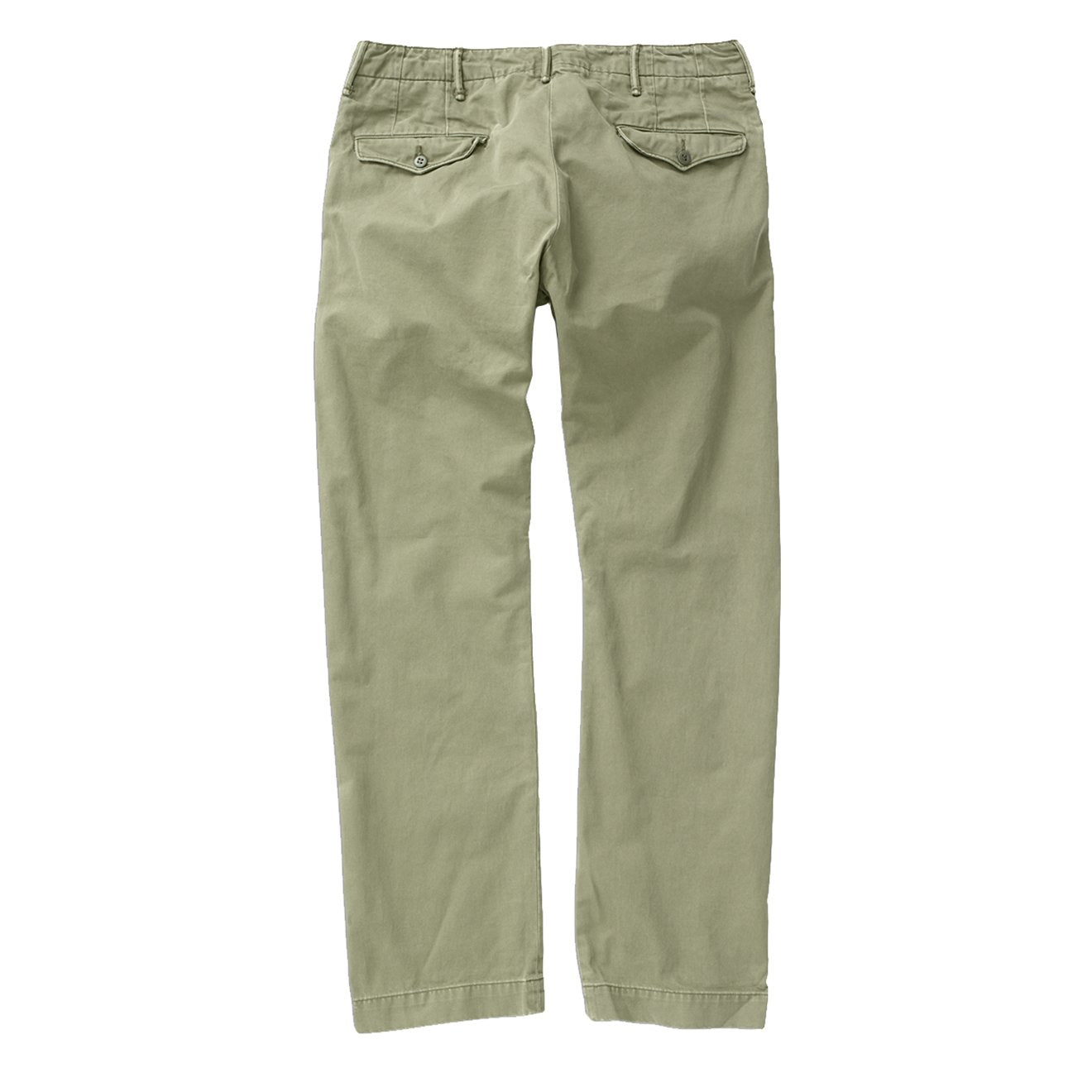 RRL by Ralph Lauren Officers Flat Pant Chino Olive - The Sporting Lodge