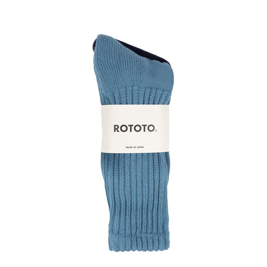 RoToTo Loose Pile Socks Mid Blue - The Sporting Lodge