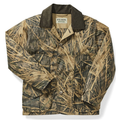 Filson Shelter Waterfowl Upland Coat Shadow Grass - The Sporting Lodge