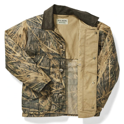 Filson Shelter Waterfowl Upland Coat Shadow Grass - The Sporting Lodge