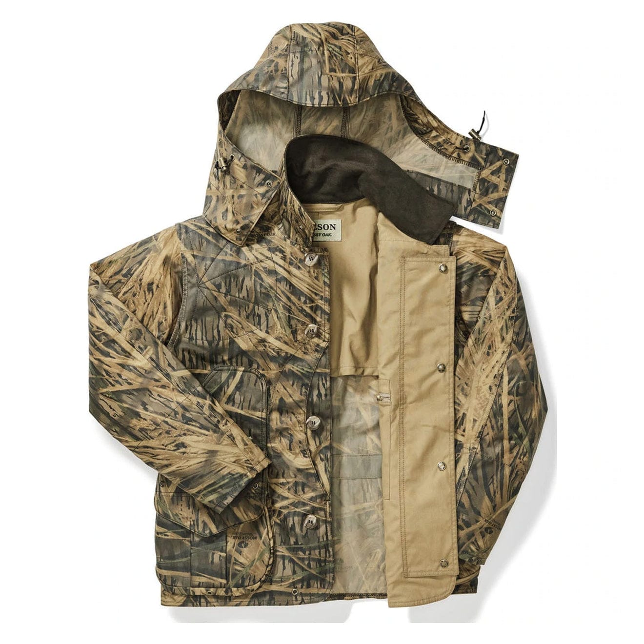 Filson Shelter Waterfowl Upland Coat Shadow Grass - The Sporting Lodge