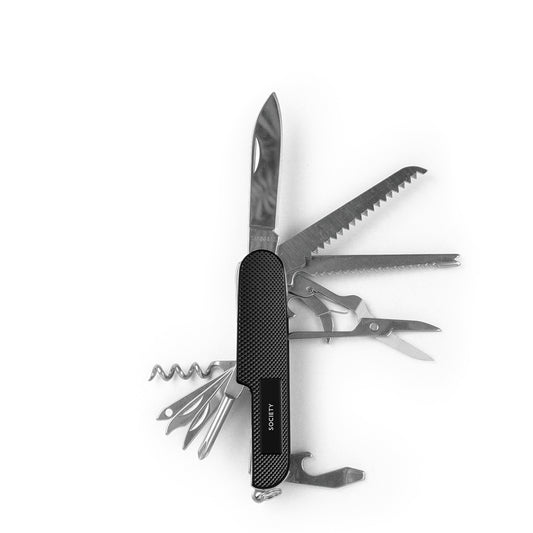 Society Penknife Multi Tool Black - The Sporting Lodge