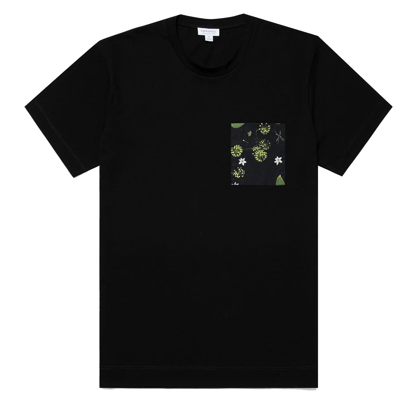 Sunspel Go Print T-Shirt Hedgerow Print - The Sporting Lodge