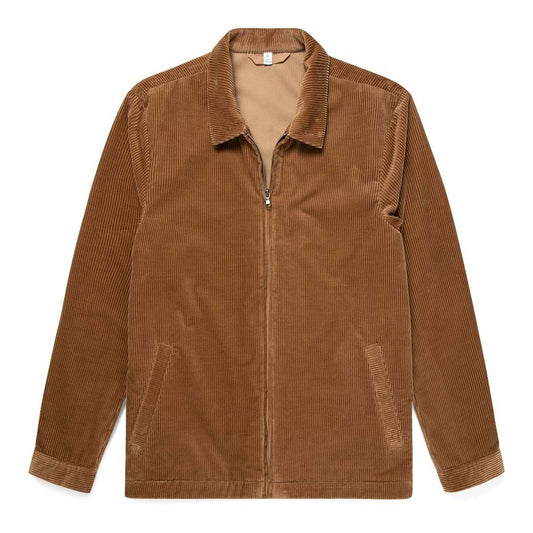 Sunspel Harrington Jacket Dark Camel - The Sporting Lodge