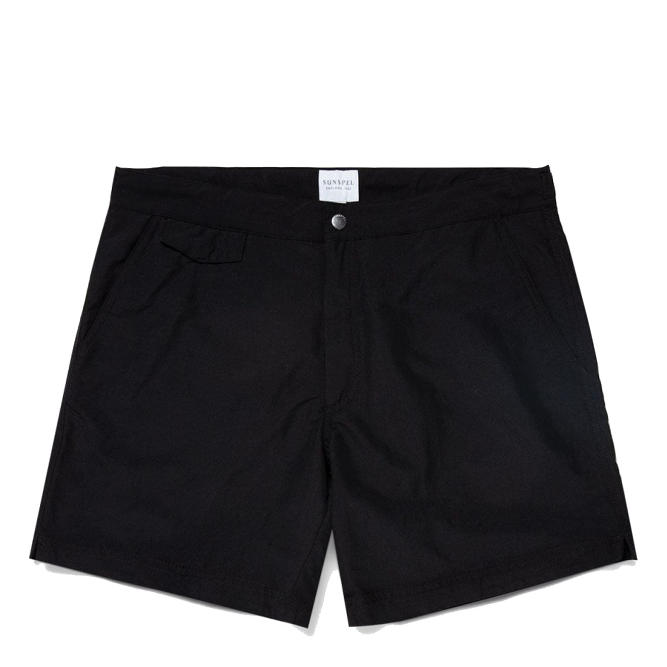 Sunspel Tailored Swim Short Black - The Sporting Lodge