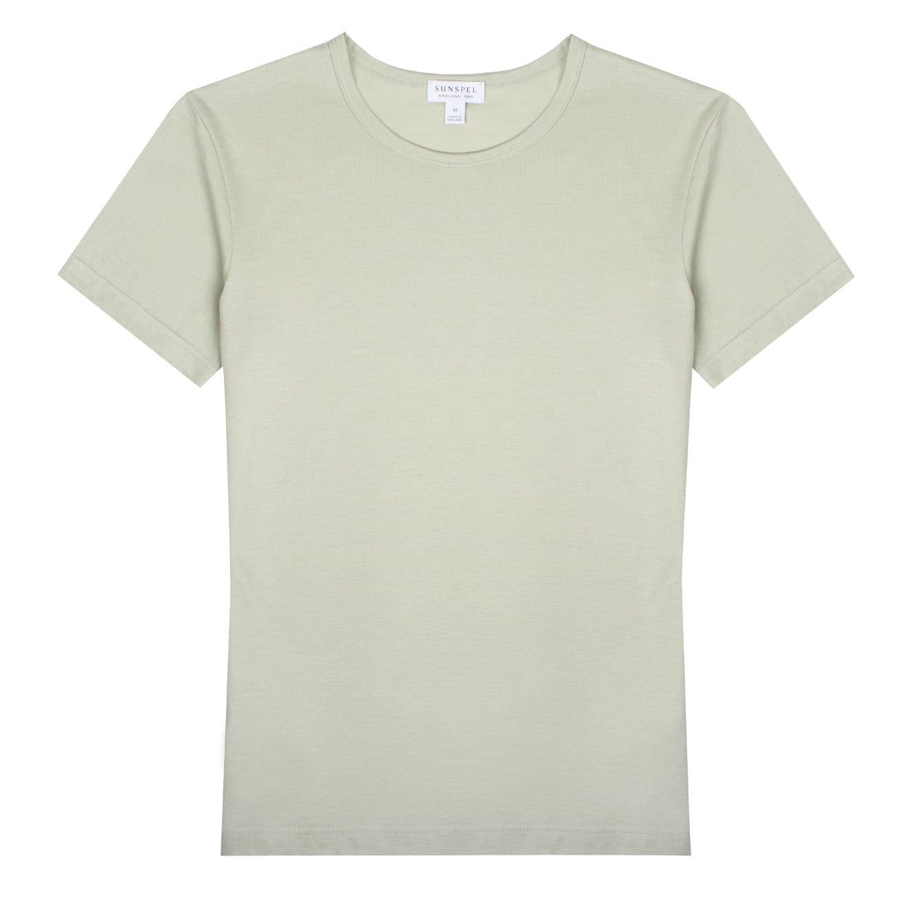 Sunspel Womens Classic T-Shirt Pistachio - The Sporting Lodge