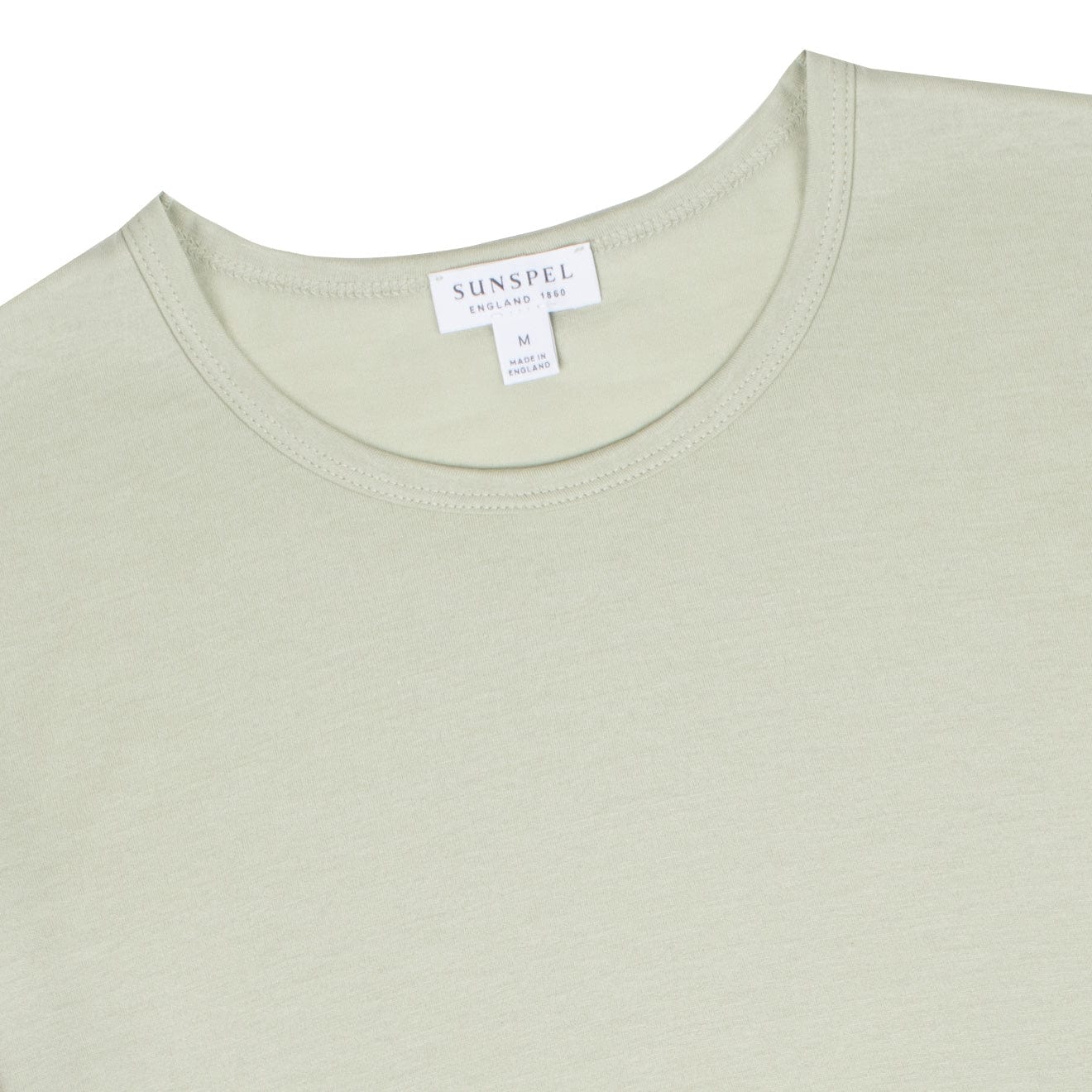 Sunspel Womens Classic T-Shirt Pistachio - The Sporting Lodge