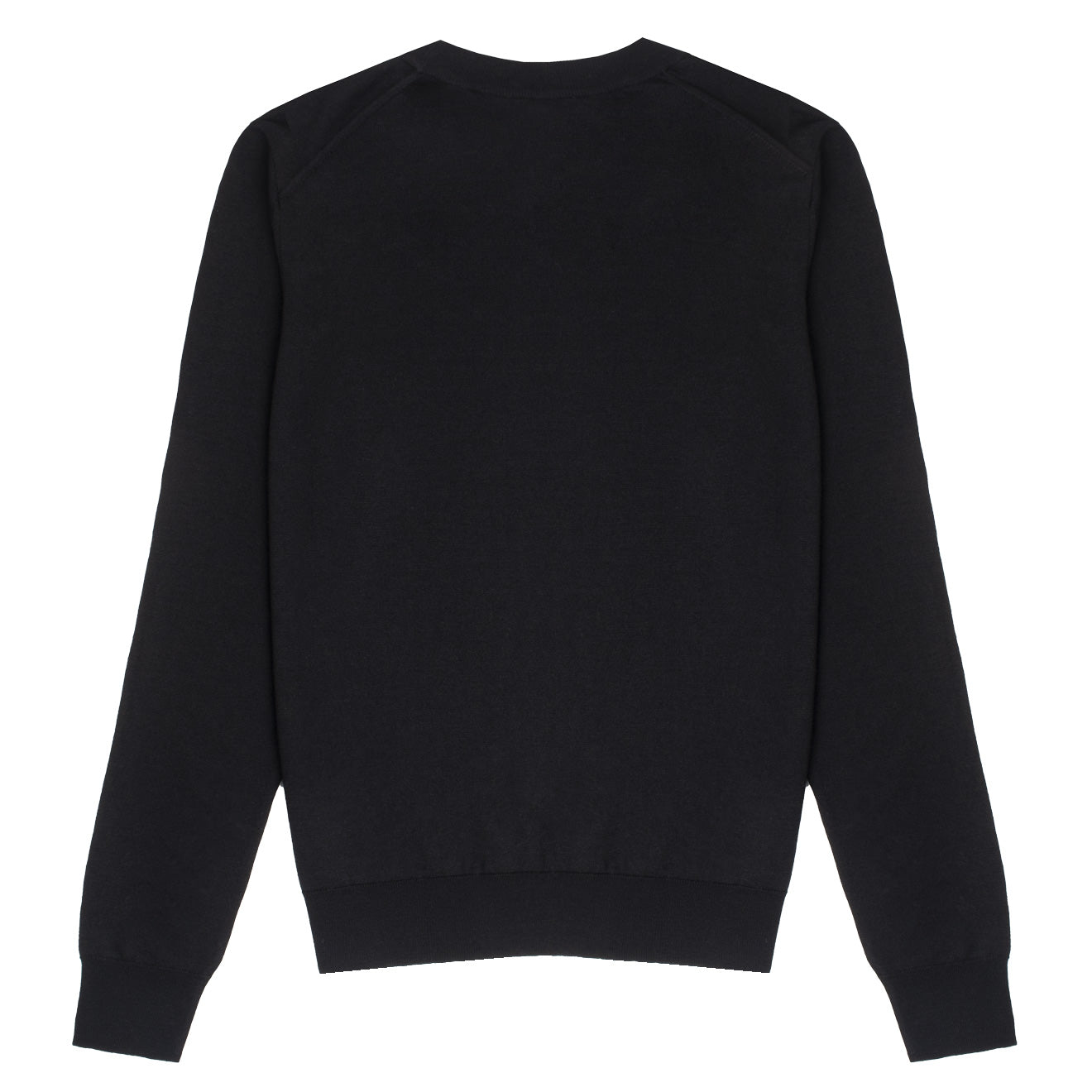 Sunspel Womens Merino Silk Crew Neck Jumper Black - The Sporting Lodge