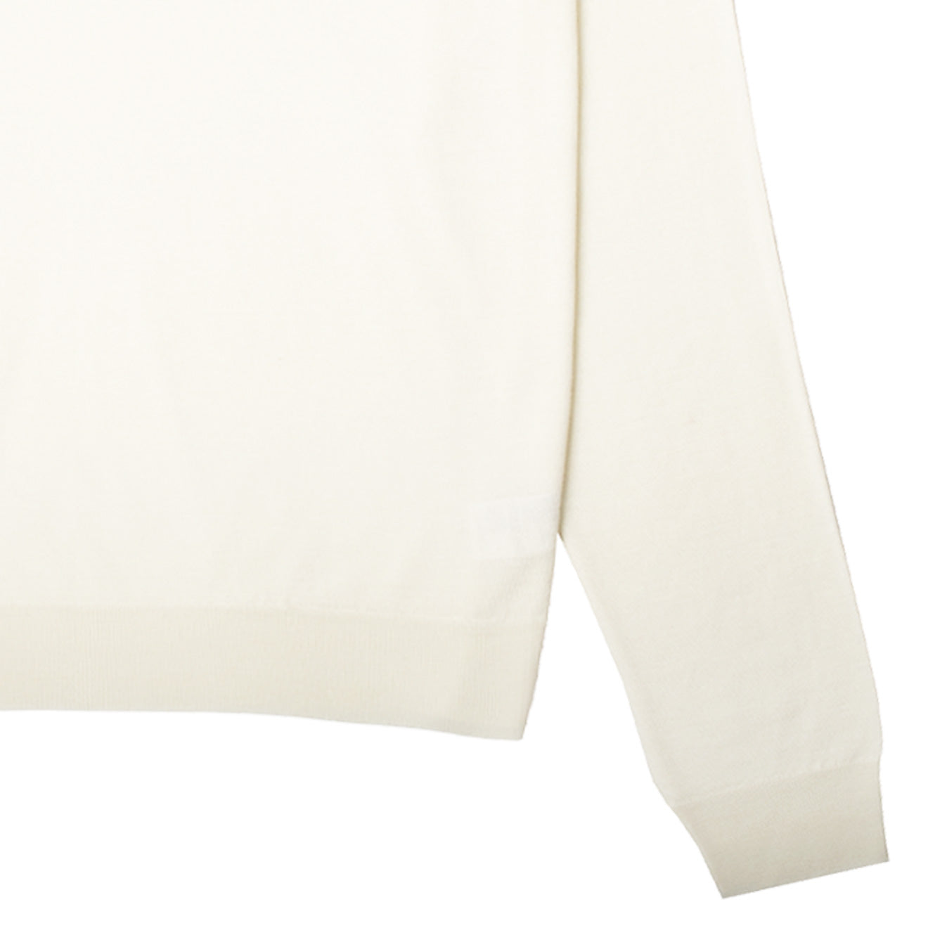 Sunspel Womens Merino Silk Roll Neck Sweater Ivory - The Sporting Lodge