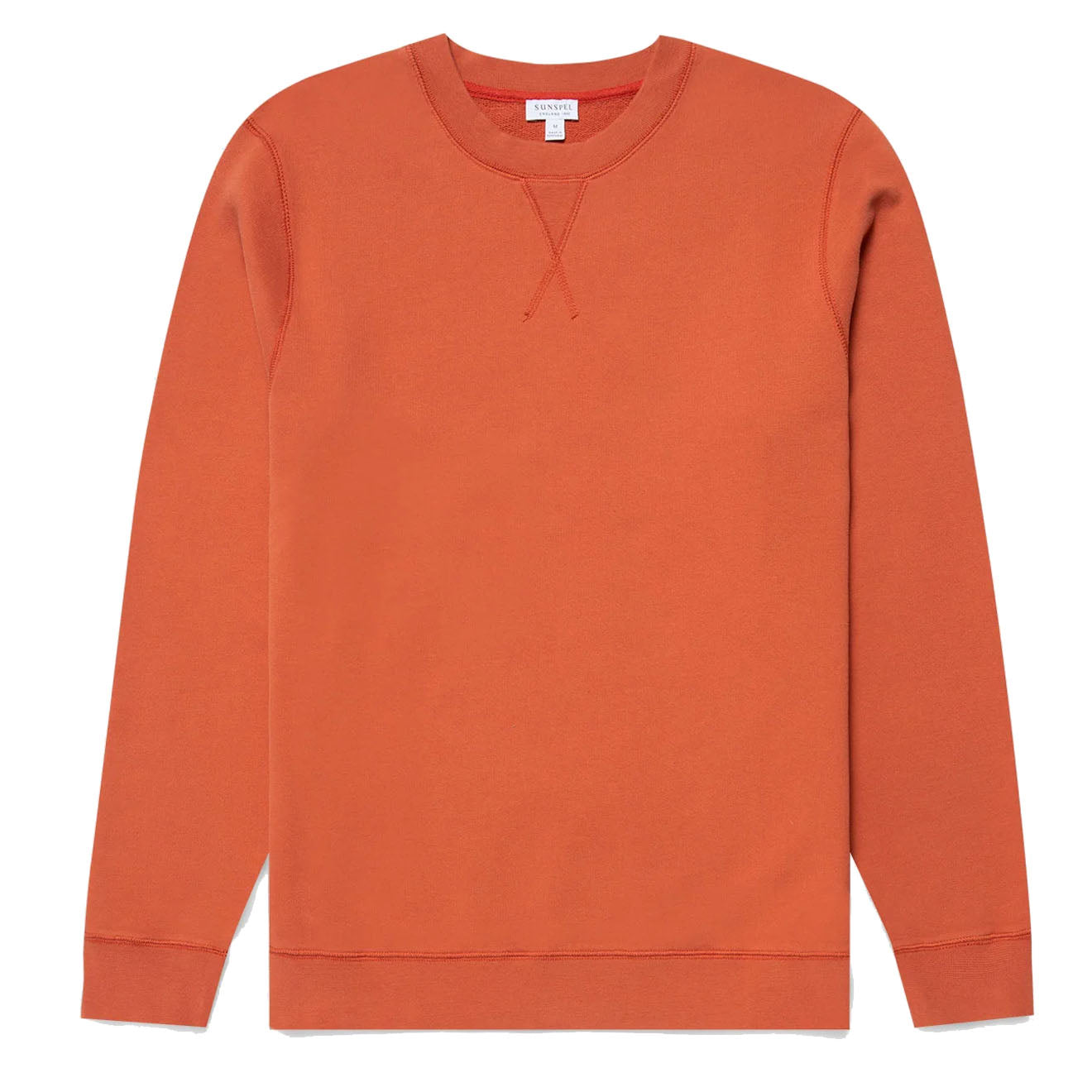 Sunspel Sweatshirt Burnt Sienna - The Sporting Lodge