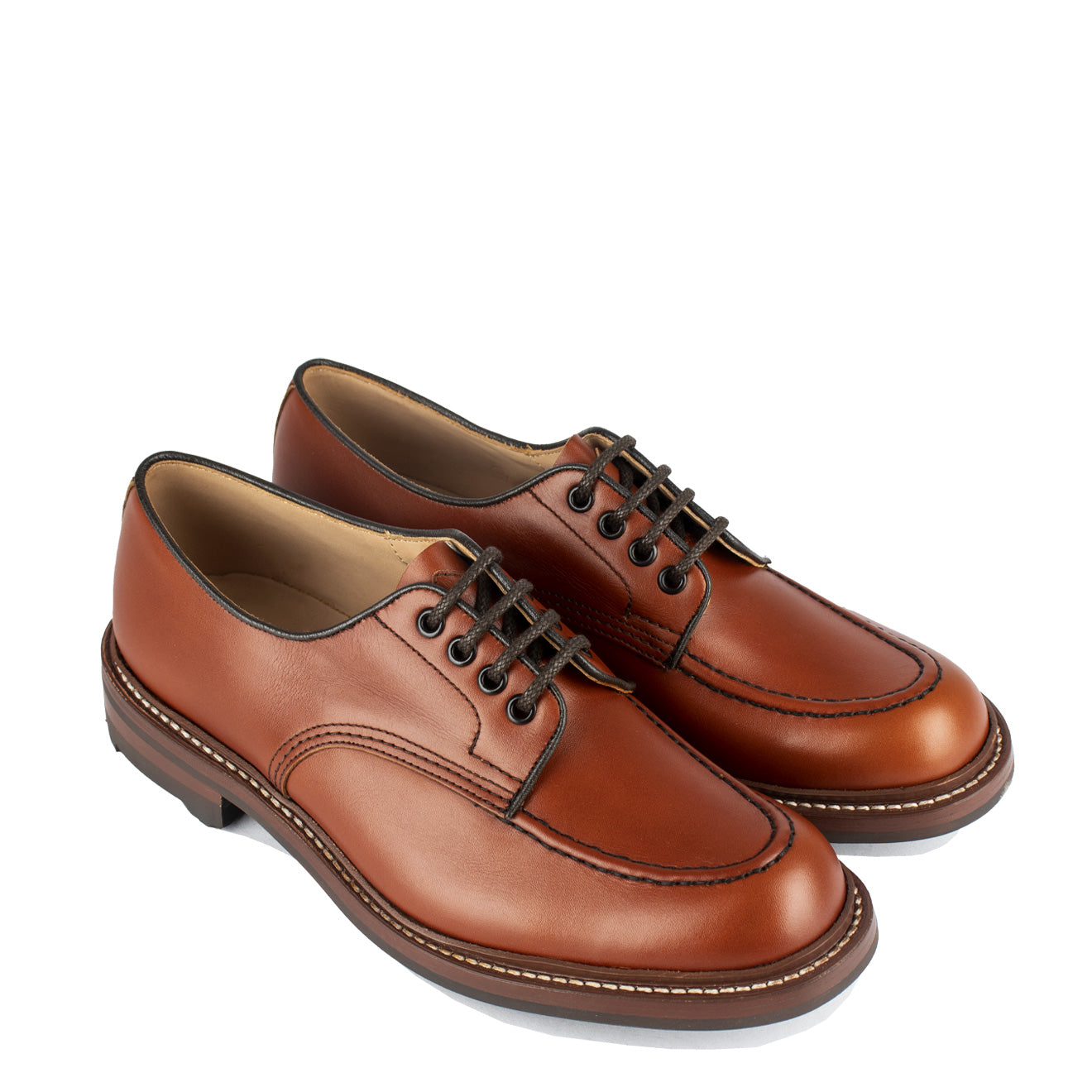 Trickers Heath Golf Derby Shoe Marron - The Sporting Lodge