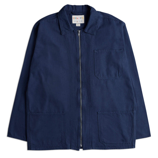 Uskees Zip Front Jacket Midnight Blue - The Sporting Lodge