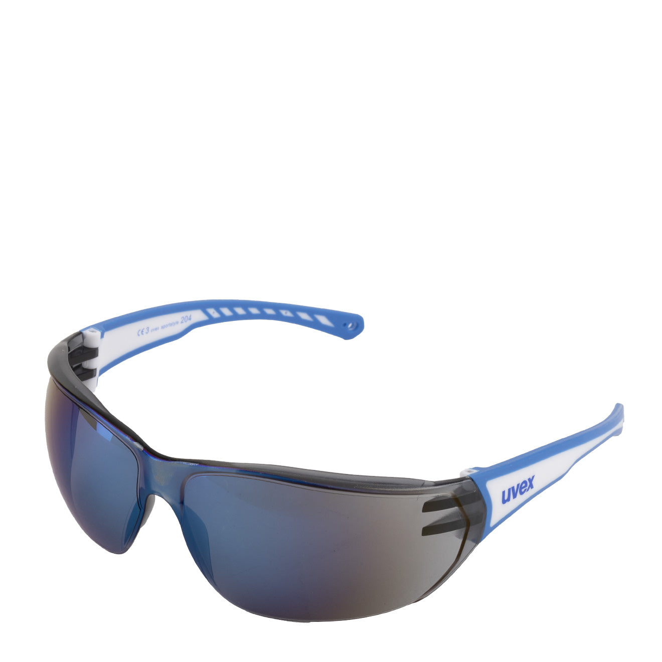 Uvex Sportstyle 204 Glasses White Blue - The Sporting Lodge