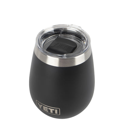 YETI Rambler 10oz Wine Tumbler MS Black - The Sporting Lodge